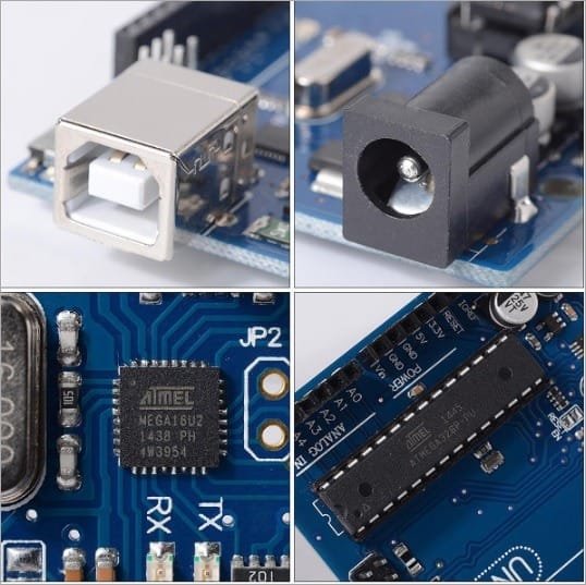 Arduino UNO R3 with USB cable - ATMEGA 328P - DIP