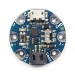 Attiny85 GEMMA 2 Arduino Gemma is a miniature wearable microcontroller board based on the ATtiny85. It contains everything needed to support the microcontroller; simply connect it to a computer with a USB cable or power it with a battery to get started on your wearable projects!