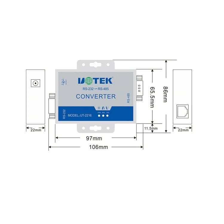 In-line Terminal Block for DIN Rail, Button Operation Type 2216