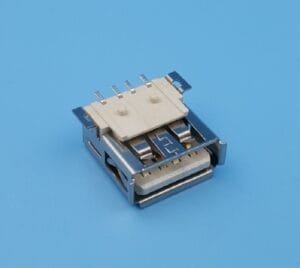 20pcs PCB Mount USB Connector 2.0 AF SMD type A Female Receptacle 4 pin right angle - Image 4