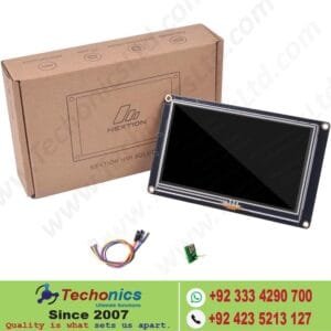NEXTION 7 Inch HMI LCD Display – Basic Series NX8048T070 AI Smart Resistive Touchscreen with Serial Port, USART and RTC – Commercial Grade