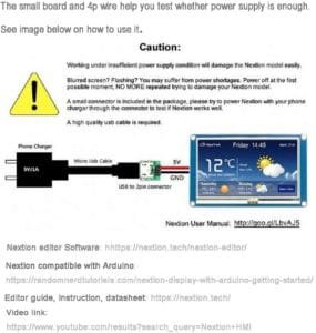 NEXTION 3.5 Inch HMI Touchscreen LCD Display – Basic Series NX4832T035 AI Smart Resistive Touchscreen with TFT Display Serial Port, USART and RTC – Commercial Grade - Image 13