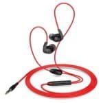 Universal Mobile Handsfree | 3.5mm with Ear Hook Style Wired Control with Mic and Sports Running Earplugs | BYZ BS-K6 - Image 2