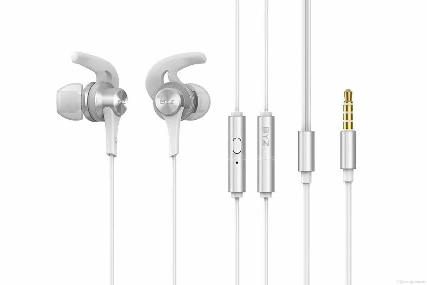 Universal Mobile Handsfree | In-Ear Heavy Bass Sports Metal Headphones | BYZ BS-K68