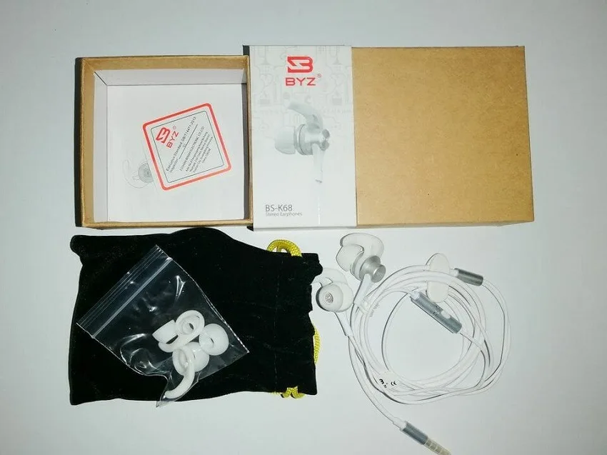 Universal Mobile Handsfree | In-Ear Heavy Bass Sports Metal Headphones | BYZ BS-K68