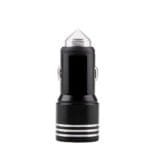 Mobile Car Charger (Bullet Shape)- 2 port USB Charger 2.4 A Max - Image 2