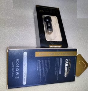 Mobile Car Charger (Bullet Shape)- 2 port USB Charger 2.4 A Max - Image 4