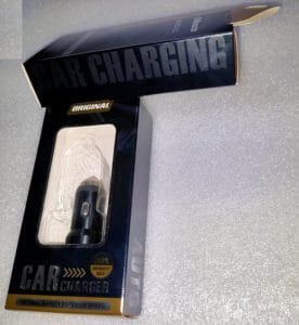 Mobile Car Charger (Bullet Shape)- 2 port USB Charger 2.4 A Max - Image 5