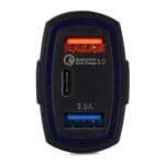 3-Port USB Car Cigarette Lighter Charger Power Adapter (SY-KC368) - Image 4