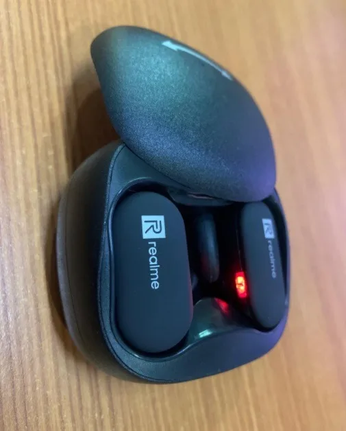 Bluetooth Earphones | Realme buds TWS-6 | Wireless Headphones with Charging Case - Black