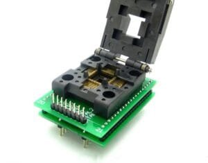 TQFP44 to DIP40 Adpater for AVR ISP Interface IC adapter Programmer Socket-  CNV-QFP-MPU51 - Image 3