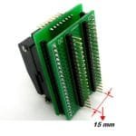 TQFP44 to DIP40 Adpater for AVR ISP Interface IC adapter Programmer Socket-  CNV-QFP-MPU51 - Image 5