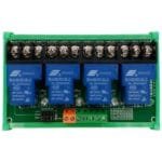4 way 5V,12V,24V/30A relay module high and low level trigger smart home & PLC industrial control - Image 2