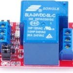 1-Channel Relay Module |DC 24V 30A| High Low Level Trigger with Optocoupler Isolation for PLC Automation, Equipment Control, Industrial Control