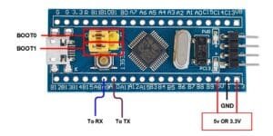 STM32F103C8T6 "Blue-Pill" Microcontroller Development board | Core board ARM Cortex M3 processor - Image 3