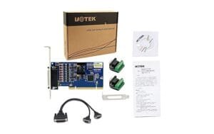 UTEK Uotek UT-732i | 2-Port RS485 Serial Card | PCI | Opto-Isolated | High-Speed Opto-Isolated Computer Expansion Card | with 2 Serial 9-Pin Cables | Industrial Grade - Image 4