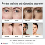 7 Colors LED Mask Light Therapy - Red Light Therapy Mask for Face - Helps Reducing Appearance of Acne, Rosacea, Fine Lines, Wrinkles for Youthful Glow – Flexible, Rechargeable and Portable – Ebony Black in United States - Image 5