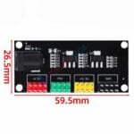 DC-DC Power Converter 6V to 12V Input and 3.3V 5V 12V (800mA) Multi Output Module - Image 2