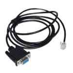 PLC Programming Cable D-Sub 9 Pin DB9 Female to RJ11 6P6C Serial Communication Cable