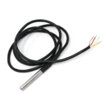 DS18B20 Waterproof Temperature Sensor with Cable - High-Precision 1-Wire Digital Temperature - 55°C to +125°C