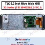TJC 6.2 inch touchscreen hmi TJC3696X262_011C_I Back side