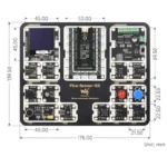 Waveshare Pi Pico Learning kit with expansion board front