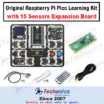 Waveshare Raspberry Pi Pico Entry Level Kit | All-in-One Expansion Board with 15 Common Sensors Module