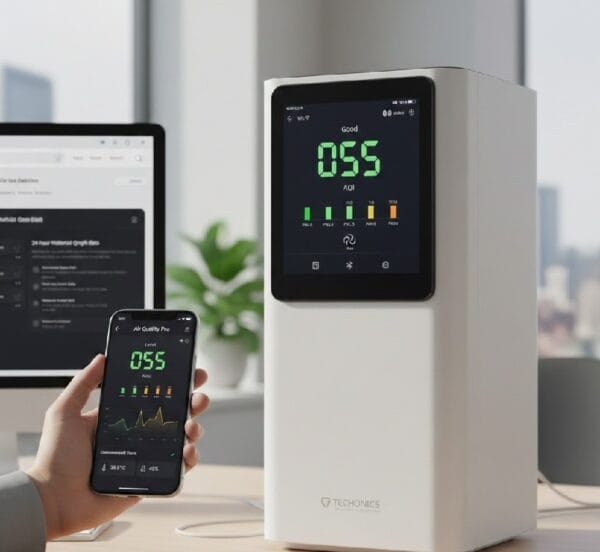 Smart Air Purifier Electronics System with Alexa and Mobile App